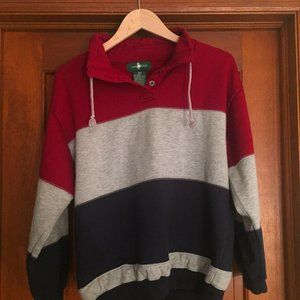 Quarter button-down sweater/sweatshirt